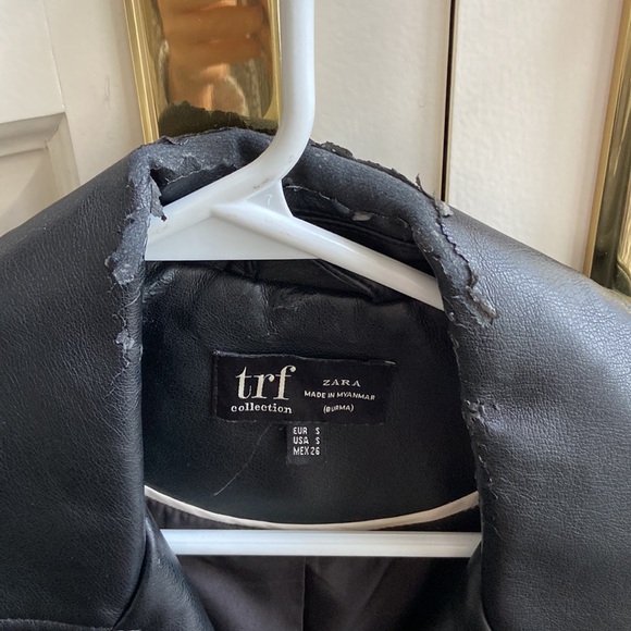 Zara vegan leather jacket - Picture 3 of 3